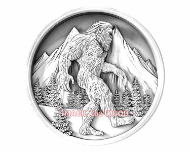 Bigfoot 3d illusion & laser-ready files - 3DWave.us